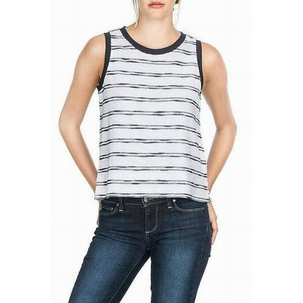 325 LILLA P WHITEBLUE STRIPED TANK